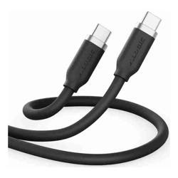 ALOGIC ALIOGIC Elements Silicone 5A/240W USB2 USB-C to C Male Cable with cable tie Black 2m
