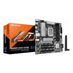 Gigabyte M/B B860M DS3H WIFI6E 2.2 Intel  B860 4 x DDR5 up to 256 GB 1x HDMI 4 x PCI Express x16 2 x M.2 4 x SATA 5x USB 3.2