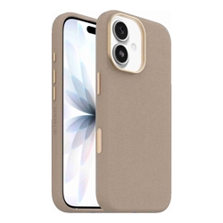 OtterBox Symmetry Cactus Leather MagSafe Apple iPhone 17 (6.3&amp;amp;quot;) Case Grey Comfort (Biege) (77-99025) DROP+ 3X Military Standard 7 Years Warranty