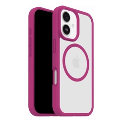 OtterBox React MagSafe Apple iPhone 17 (6.3&amp;amp;quot;) Case Rose Crystal (Pink/Clear) (77-98594)DROP+ Military StandardRaised Edges7 Years Warranty