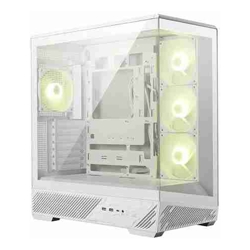 MSI MAG PANO 130R PZ WHITE Mid Tower ATX Gaming Case Tempered Glass Drive Bays: 3x2.5&amp;amp;quot; SSD &amp;amp;amp; 2x3.5&amp;amp;quot; HDD Expansion Slots: 7 Fan: 120mm Mothernoard Support: ATX MicroATX MiniITX  White 1 Year 