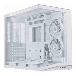 Lian Li PC-O11DMIV2FW O11D MINI V2 Flow ATX Case Tempered Glass Drive Bays: 2x2.5&amp;amp;quot; SSD or 2x3.5&amp;amp;quot;HDD Expansion Slot: 5 Fan: 120mm Motherboard Support:  ATX / Micro-ATX / Mini-ITX White 1 Year W