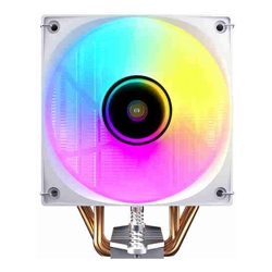 Antec F400 ARGB White 120mm ARGB PWM Fan 4 Copper Heat Pipes 205W TDP 600-1700RPM 63CFM Airflow Intel LGA1851/1700 AMD AM5