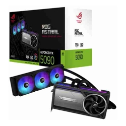 Asus ROG Astral LC GeForce RTX 5090 32GB GDDR7 PCIe 5.0 360mm AIO 21760 CUDA HDMI 2.1b DP 2.1b ARGB