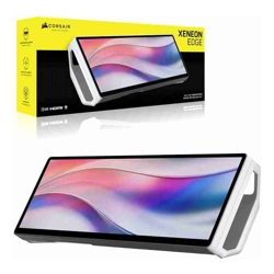 Corsair XENEON EDGE 14.5&amp;amp;quot; LCD Touchscreen White 2560x720@60Hz HDMI/USB-C 5-point touch magnetic mount detachable stand vertical/horizontal use