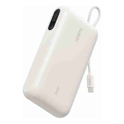 Belkin UltraCharge 20K mAh Power Bank  Display w/ Integrated USB-C Cable(20cm)-Sand(BPB030fqSA)2xUSB-C(45W)1xUSB-A(18W)$2500 CEW2 Years Warranty