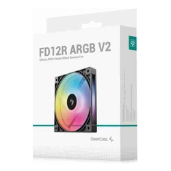 Deepcool FD12R ARGB V2 120mm Integral Blade Silent Ring Reverse-Blade Fan 4-Pin PWM 3-Pin 5V ARGB Hydro Bearing
