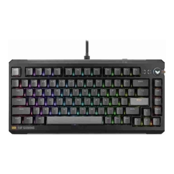 Asus TUF Gaming K4 Magnetic Black magnetic switches 8000Hz polling 0.1-3.3mm actuation RGB hot-swappable PBT keycaps USB-C
