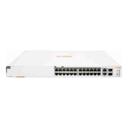 Aruba Networks Aruba JL807A Instant On 1960 Smart Managed Switch 24xRJ-45 PoE+ Ports 2xSFP+ Ports PoE Budget: 370W Limited Lifetime Warranty 