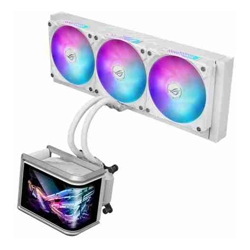Asus ROG RYUO IV SLC 360 ARGB WHT 120mm Air Flow: 71.44CFM Noise: 39.6dB(A) Pack of Three Compatible: AMD AN5 AM4 Intel LGA 1850 1700 White 6 Year Warranty