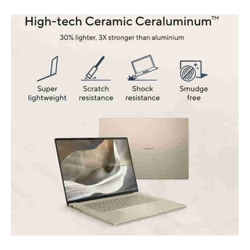 Asus UX3607OA-SQ005W ZenBook S16 16&amp;amp;quot; 3k OLED  Snapdragon X2 Elite Extreme X2E94100 64GB DDR5X RAM 1TB NVMe SSD Wi-Fi 7+Bluetooth Windows 11 Home (Copilot+PC) Beige 1 Year Warranty