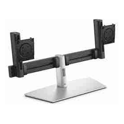 Dell Pro Dual Monitor Stand MDS26 482-BBGH Dual Monitor Stand 2 Displays 19&amp;amp;quot;-27&amp;amp;quot; VESA 100 x 100mm 150mm Height Adjustment Tilt -5 to +21 Swivel -15 to +15 Pivot 90 5.99kg Per Display Quick 
