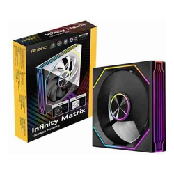 Antec IM 120 ARGB Black 120mm PWM Fan 800-1800RPM 46.43CFM 1.69mmAq Hydraulic Bearing ARGB