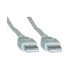8Ware USB 2.0 Cables - 8Ware UC-2003AA USB 2.0 Certified Cable A-A 3m Transparent Metal Sheath UL Approved | Wholesale IT Computer Hadware