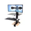 Brackets & Mounting - Ergotron 33-349-200 WorkFit S Dual | Wholesale IT Computer Hadware