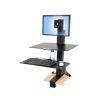 Brackets & Mounting - Ergotron 33-350-200 WorkFit S Single LD | Wholesale IT Computer Hadware
