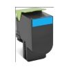 Lexmark Toner Cartridges - Lexmark 80C8SC0/80C8SCE 808SC Cyan Standard Yield Toner Cartridge Return Toner | Wholesale IT Computer Hadware
