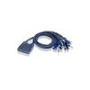 KVM Switches - Aten CS-64US Petite 4-Port USB VGA KVM Switch | Wholesale IT Computer Hadware