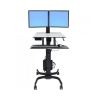 Brackets & Mounting - Ergotron 24-214-085 WorkFit-C Sit-Stand Dual LCD Black | Wholesale IT Computer Hadware