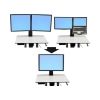 Brackets & Mounting - Ergotron 97-607 WorkFit-C Dual HD to Single conv kit | Wholesale IT Computer Hadware