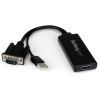 Video Adapters - StarTech VGA to HDMI Adapter with USB Audio and Power Portable VGA to HDMI Converter | Wholesale IT Computer Hadware
