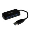 USB Hubs - StarTech Portable 4-Port SuperSpeed Mini USB 3.0 Hub Black | Wholesale IT Computer Hadware