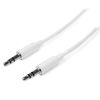Audio Cables - StarTech 2m White Slim 3.5mm Stereo Audio Cable Male to Male | Wholesale IT Computer Hadware