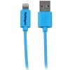 Third Party Cables, Chargers and Adapters - StarTech 1m (3ft) Blue Apple 8-Pin Lightning Connector to USB Cable for iPhone/iPod/iPad | Wholesale IT Computer Hadware
