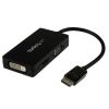 Video Adapters - StarTech Travel A/V adapter: 3-in-1 DisplayPort to VGA DVI or HDMI converter | Wholesale IT Computer Hadware