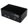 KVM Switches - StarTech 2-Port DVI VGA Dual Monitor KVM Switch USB with Audio and USB 2.0 Hub | Wholesale IT Computer Hadware