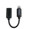 Third Party Cables, Chargers and Adapters - StarTech Black Micro USB to Apple 8-Pin Lightning Connector Adapter for iPhone/iPod/iPad | Wholesale IT Computer Hadware