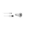 3Sixt - 3Sixt Dual USB Car Charger 3.4A Micro USB White | Wholesale IT Computer Hadware