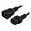 BluPeak Power Cables - BluPeak COMSOL 1M IEC LOCK POWER CABLE IEC-C20(M) TO IEC-C19(F) BLACK | Wholesale IT Computer Hadware