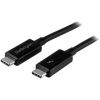 Video Adapter Cables - StarTech 1m Thunderbolt 3 (20Gbps) USB-C Cable Thunderbolt USB and DisplayPort | Wholesale IT Computer Hadware