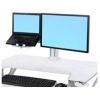 Brackets & Mounting - Ergotron WorkFit LCD and Laptop Kit White | Wholesale IT Computer Hadware