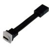 Video Adapters - 4Cabling 15cm HDMI V1.4 Insert Lead (F-F) (White Bezel) Clipsal Compatible | Wholesale IT Computer Hadware