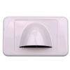 Cable Management & Installation - 4Cabling Bullnose Low Profile Wall Plate White | Wholesale IT Computer Hadware