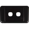 Clipsal - Clipsal 2 Way Clipsal Style Wall Plate Black | Wholesale IT Computer Hadware