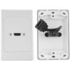 Cable Management & Installation - 4Cabling HDMI Wall Plate:1x HDMI w/ Flexible Dongle | Wholesale IT Computer Hadware