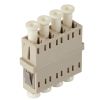 4Cabling - 4Cabling LC/LC Coupler Quad Ceramic Sleeve Multimode OM1 | Wholesale IT Computer Hadware