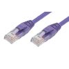 Cat5 Network Cables - 4Cabling 0.5m Cat5e RJ45 RJ45 Network Cable Purple | Wholesale IT Computer Hadware