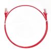 4Cabling Cat6 Network Cables - 4Cabling 0.25m Cat6 RJ45-RJ45 Ultra Thin LSZH Network Cables Red | Wholesale IT Computer Hadware