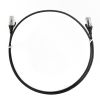 4Cabling Cat6 Network Cables - 4Cabling 0.5m Cat6 RJ45-RJ45 Ultra Thin LSZH Network Cables Black | Wholesale IT Computer Hadware
