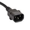 4Cabling Power Cables - 4Cabling IEC C14 to Mains Socket Cord 1.5m | Wholesale IT Computer Hadware