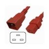 4Cabling Power Cable Accessories - 4Cabling 15A IEC C19 C20 Extension Cord 1m Red | Wholesale IT Computer Hadware