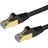 StarTech Cat6 Network Cables - StarTech 1m Black Cat6a Ethernet Cable STP | Wholesale IT Computer Hadware
