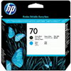HP Other HP Printer Consumables - HP C9404A 70 Matte Black and Cyan PRINTHEAD | Wholesale IT Computer Hadware