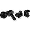 Rackmount Accessories - StarTech M6 Screws and Cage Nuts 100 Pack Black | Wholesale IT Computer Hadware