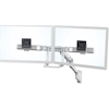 Brackets & Mounting - Ergotron HX Wall Dual Monitor Arm Silver Metallic | Wholesale IT Computer Hadware