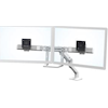 Brackets & Mounting - Ergotron HX Desk Dual Monitor Arm White | Wholesale IT Computer Hadware
